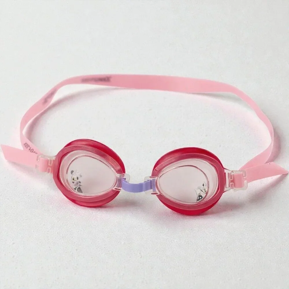 Disney Minnie Mouse Girls Swim Goggles Pink Adjustable Strap UV Protection New